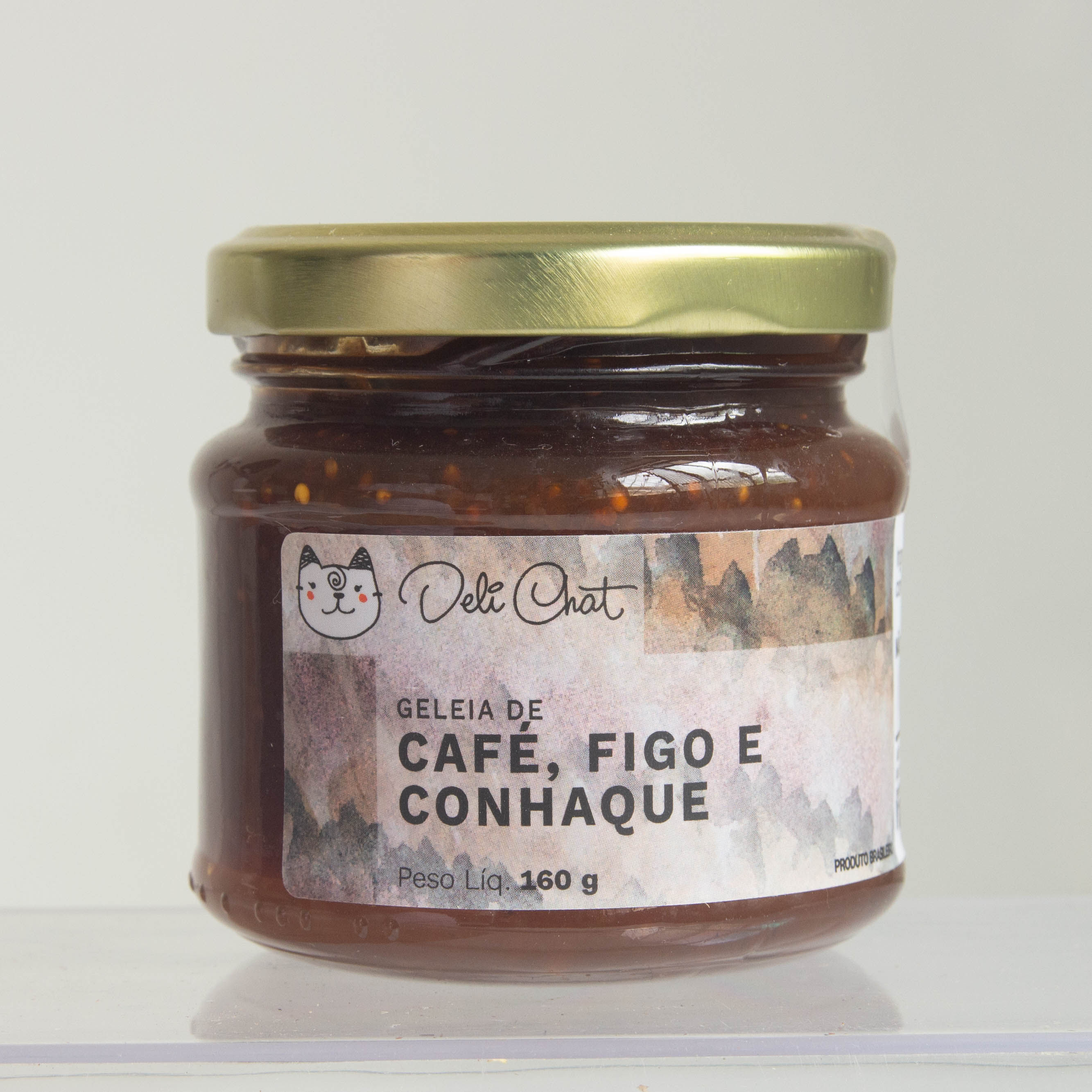 Geleia de Café, Figo e Conhaque Deli Chat 160 g