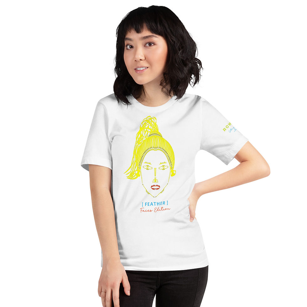 Thumbnail: ART Series, Faces Edition - FEATHER 2 T-Shirt