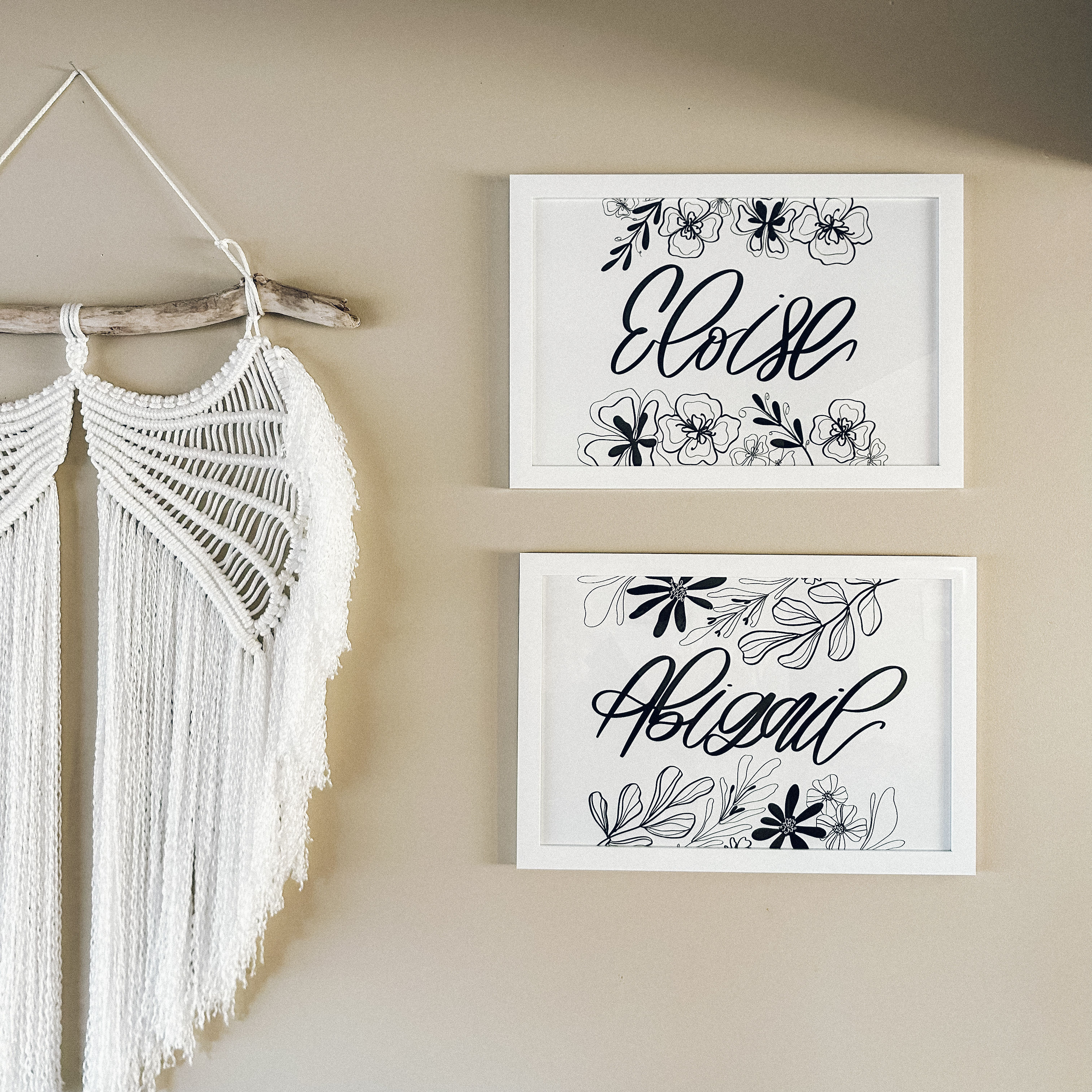 *2-4 words* Custom Calligraphy digital file print *emailed*