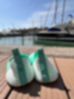 Thumbnail: 'The Fresh' Mint Green Recyclable Water Shoe with White Sole