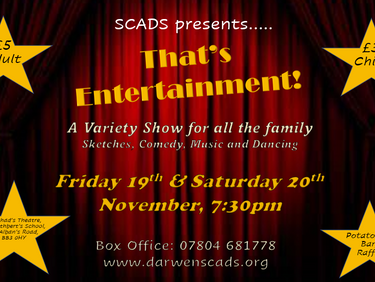 That's Entertainment - SCADS next production!