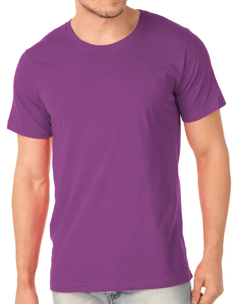 Miniatura: Kit 10 Camisetas 100% Algodão fio 30.1 Penteada, Costura Ombro a Ombro