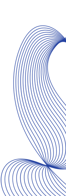 Blue lineform swirl 2