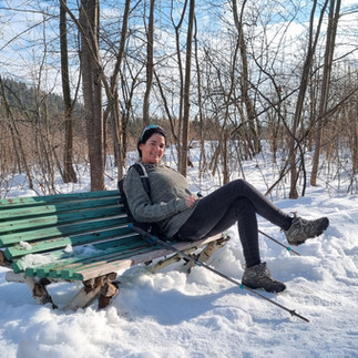 טיול שלג לאורך נהר ביאלקה BIALKA נחה מהיופי