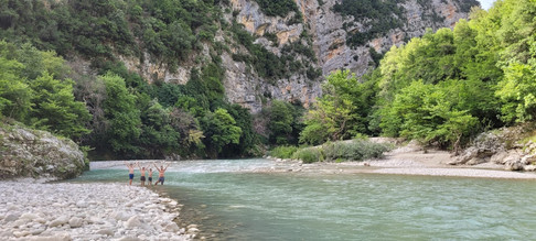 Klifki waterfalls neer Archtos river,tzumerka,greece
