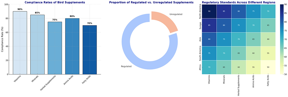 Safety and Regulation for Supplements for Pet Birds