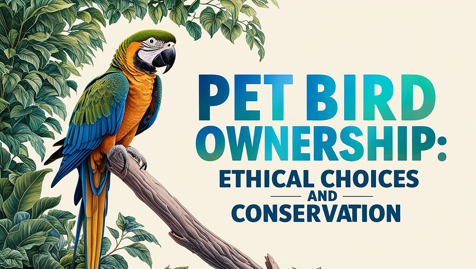 Pet Bird Ownership_Ethical Choices and Conservation