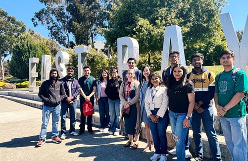MAIT students visiting California State University East Bay