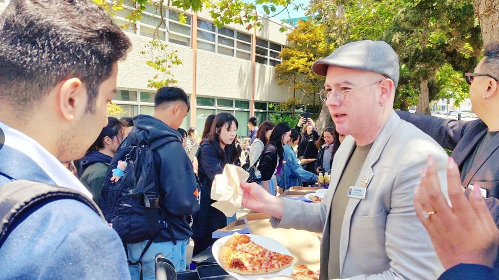 Students meeting other region student
