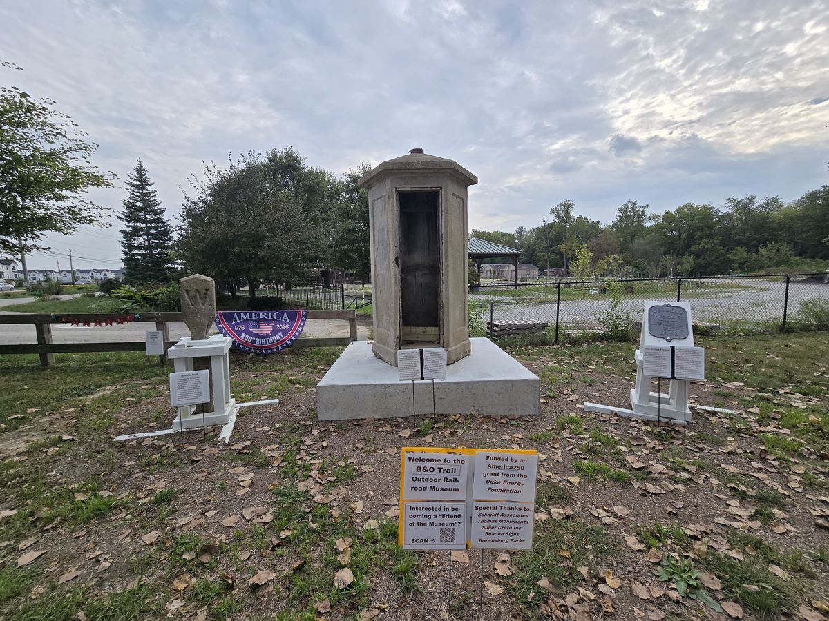 B&O Trail Outdoor Railroad Museum