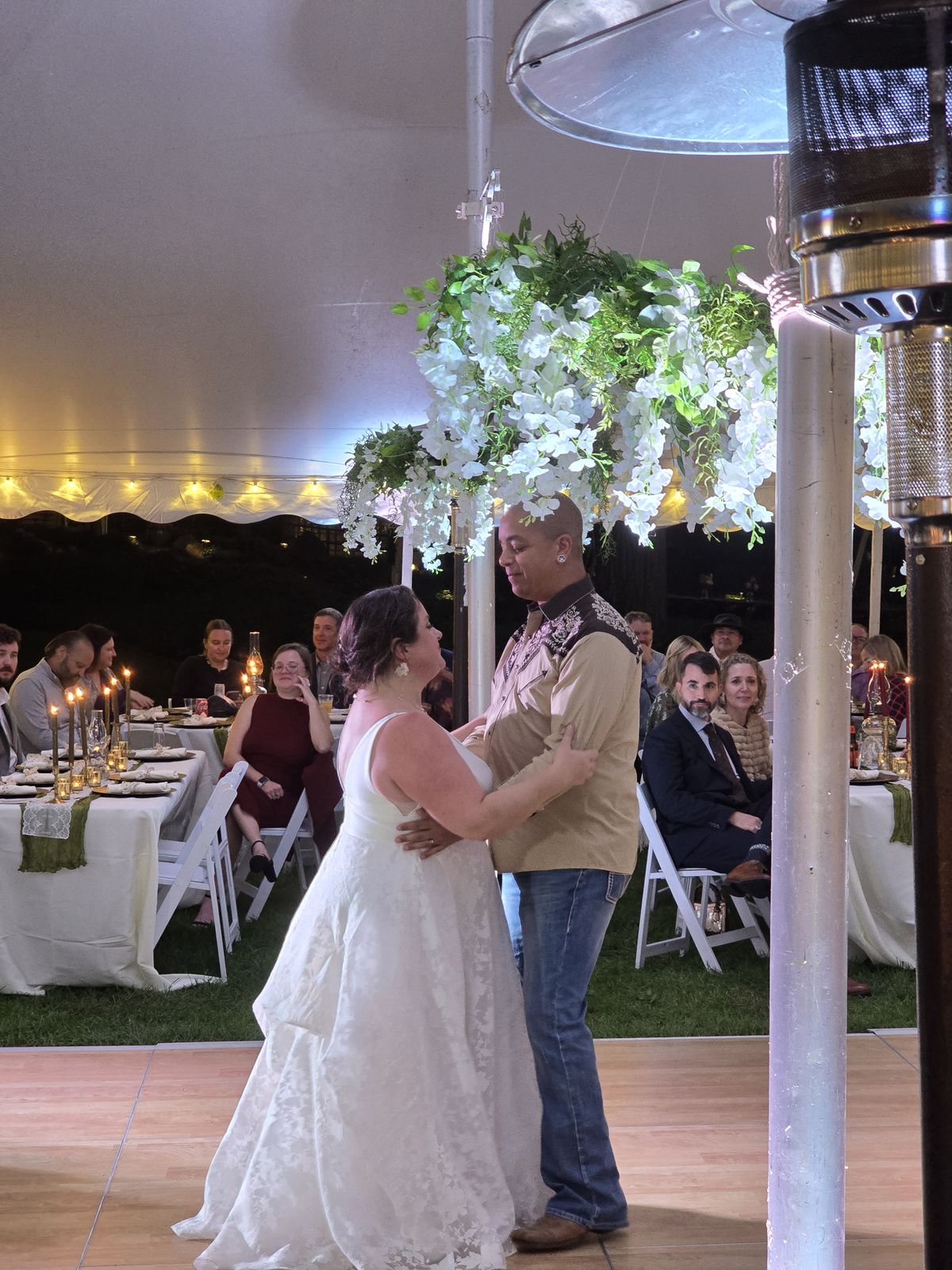 First dance of the bride and groom.