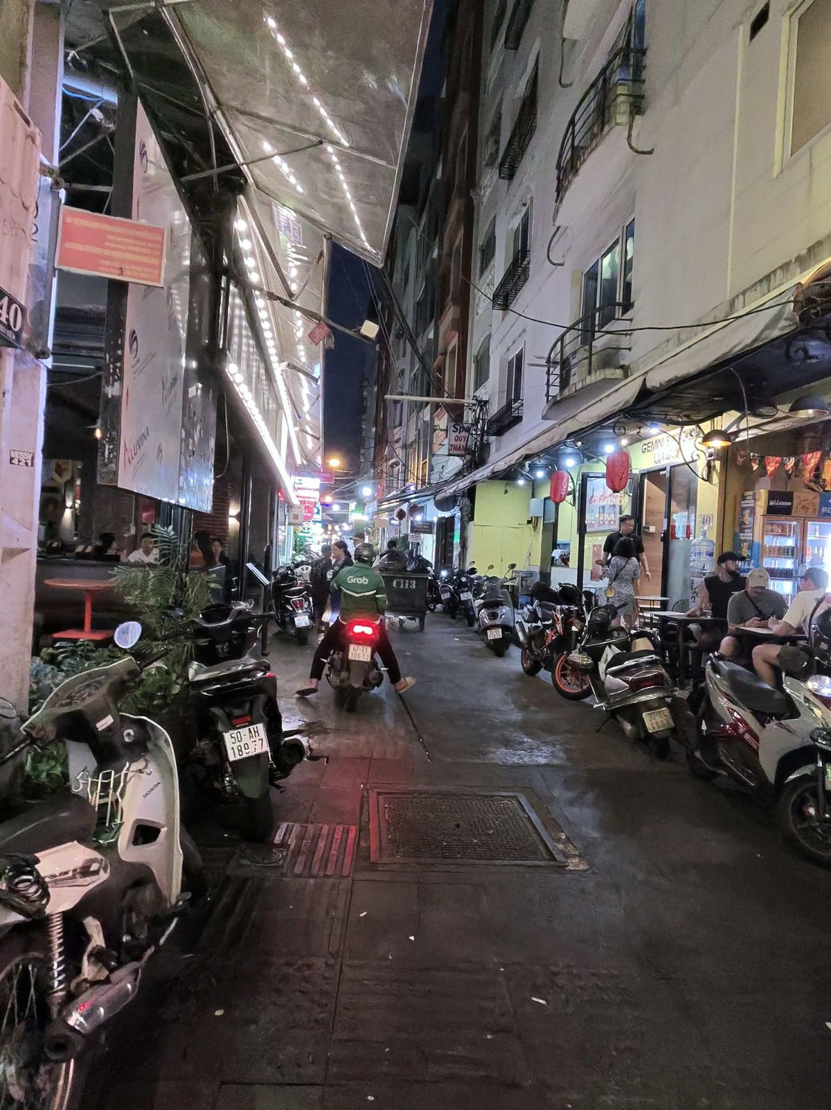 An example of the smaller roads/alleys in Ho Chi Minh City.