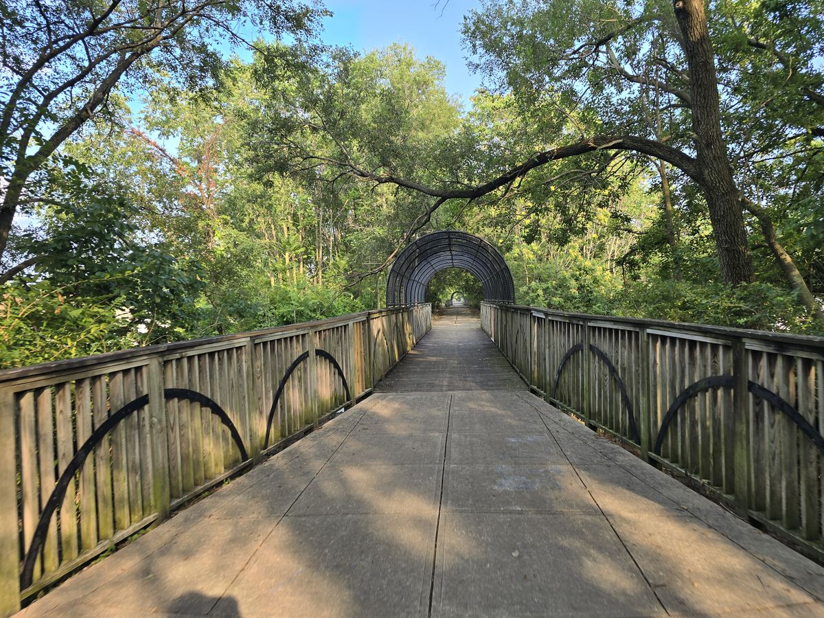The bridge had a cool design