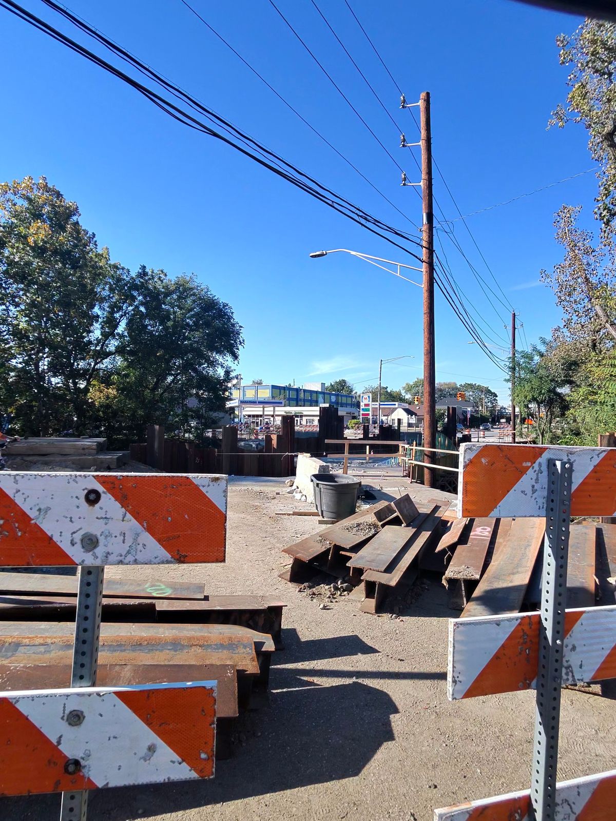 They are improving this section of the trail.