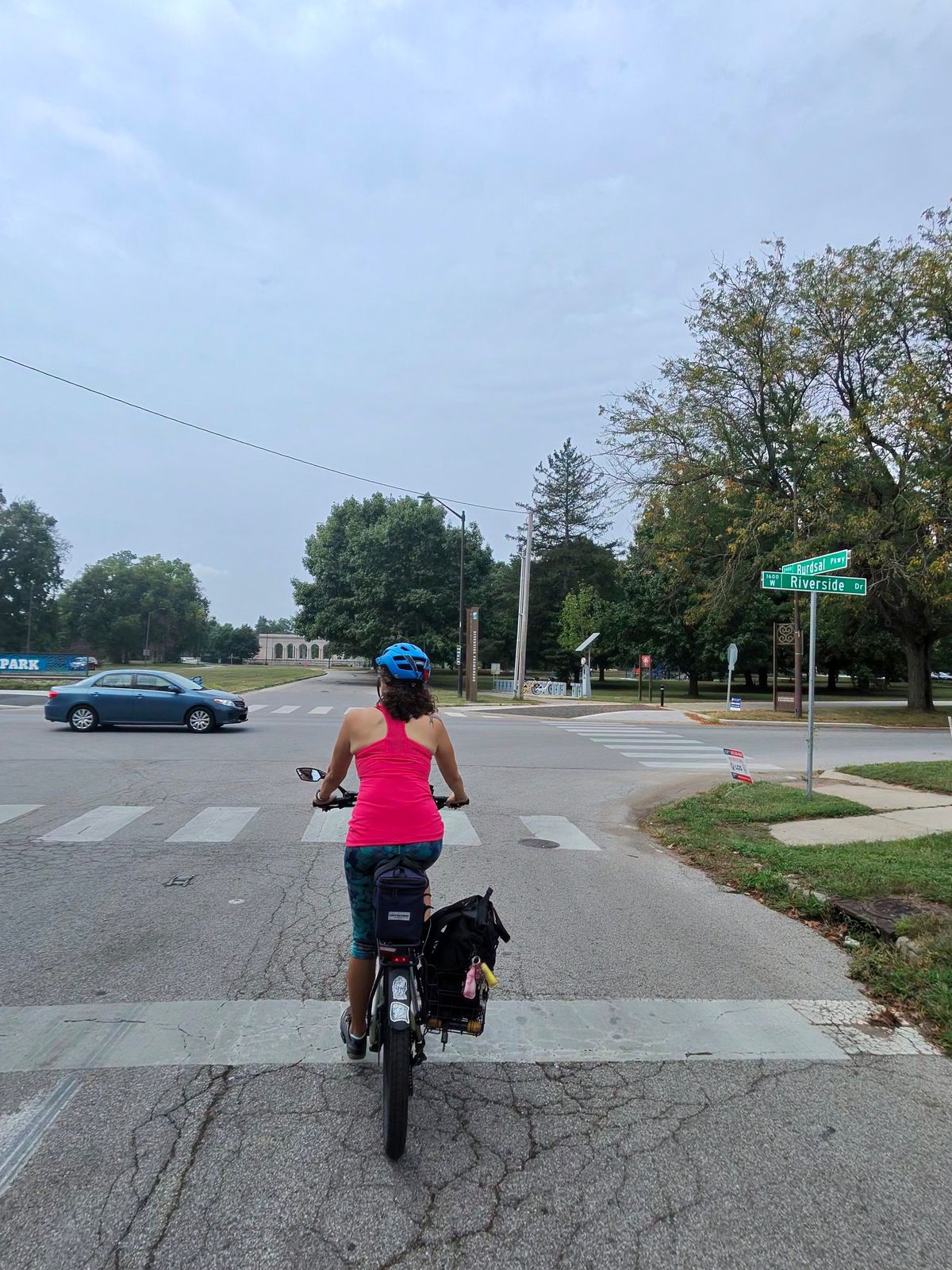 Nearing the intersection with the White River Trail
