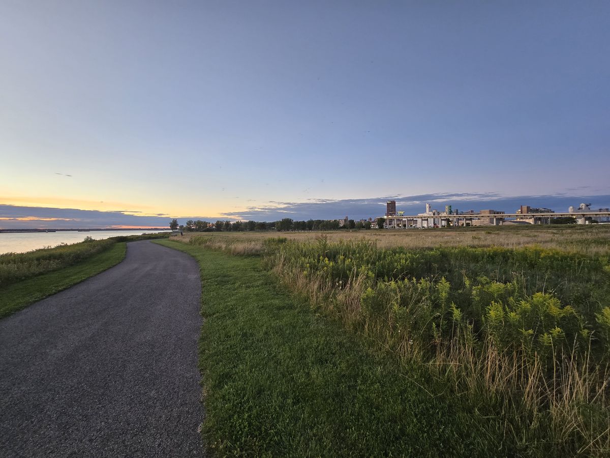 A typical scene from the trail