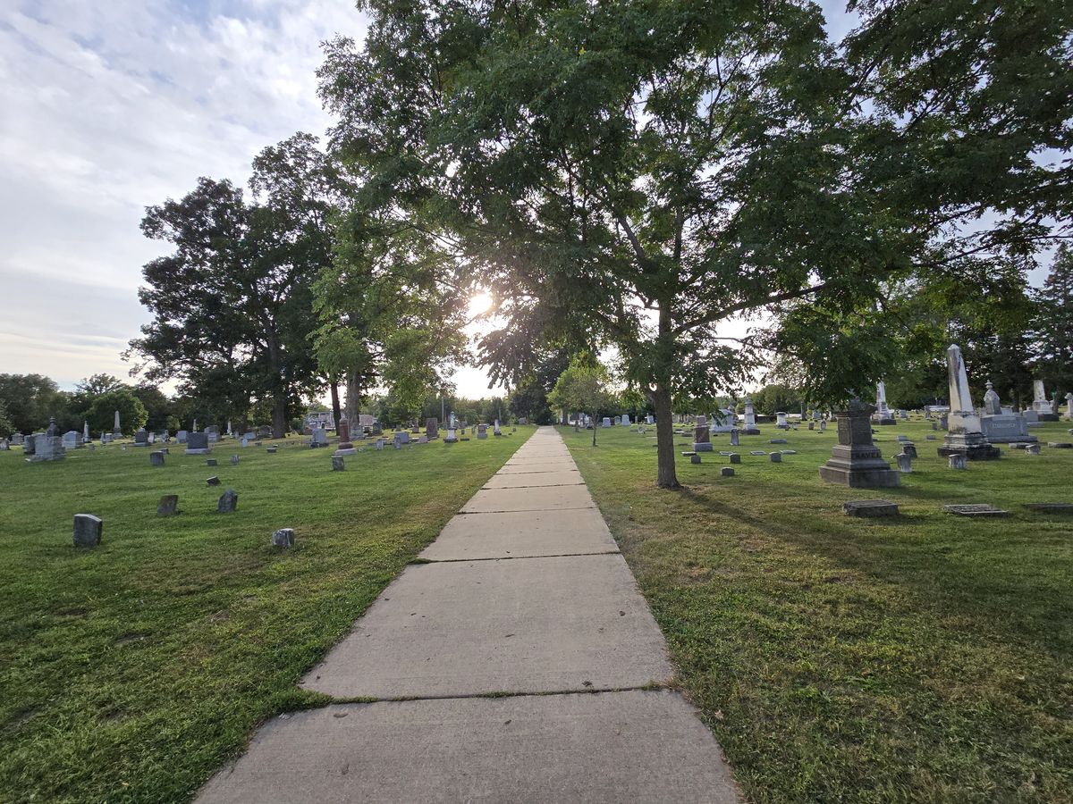 In Goshen we didn't realize the Pumpkinvine Trail had come to an end, so we continued on Maple City Greenway trail for a bit before realizing it.