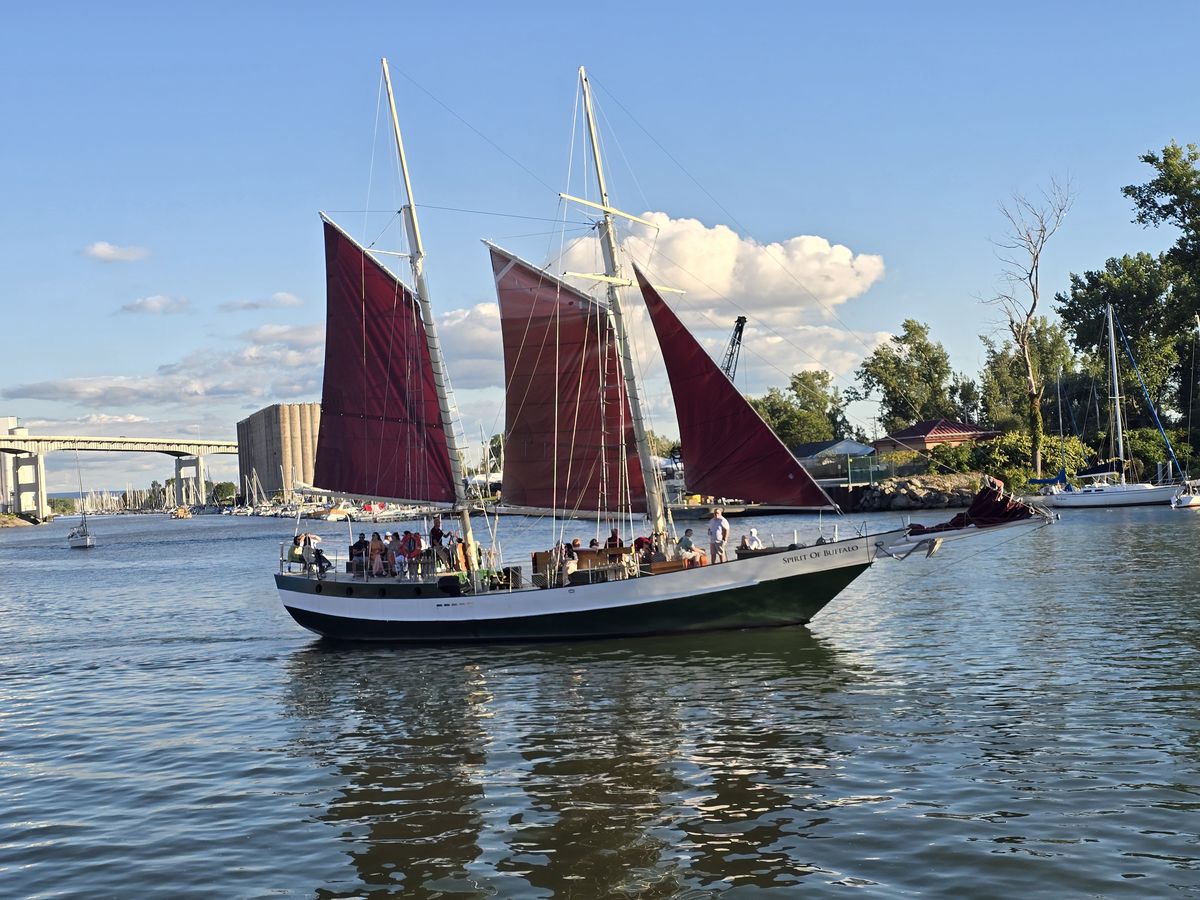 The odd shaped rigging caught our eye!