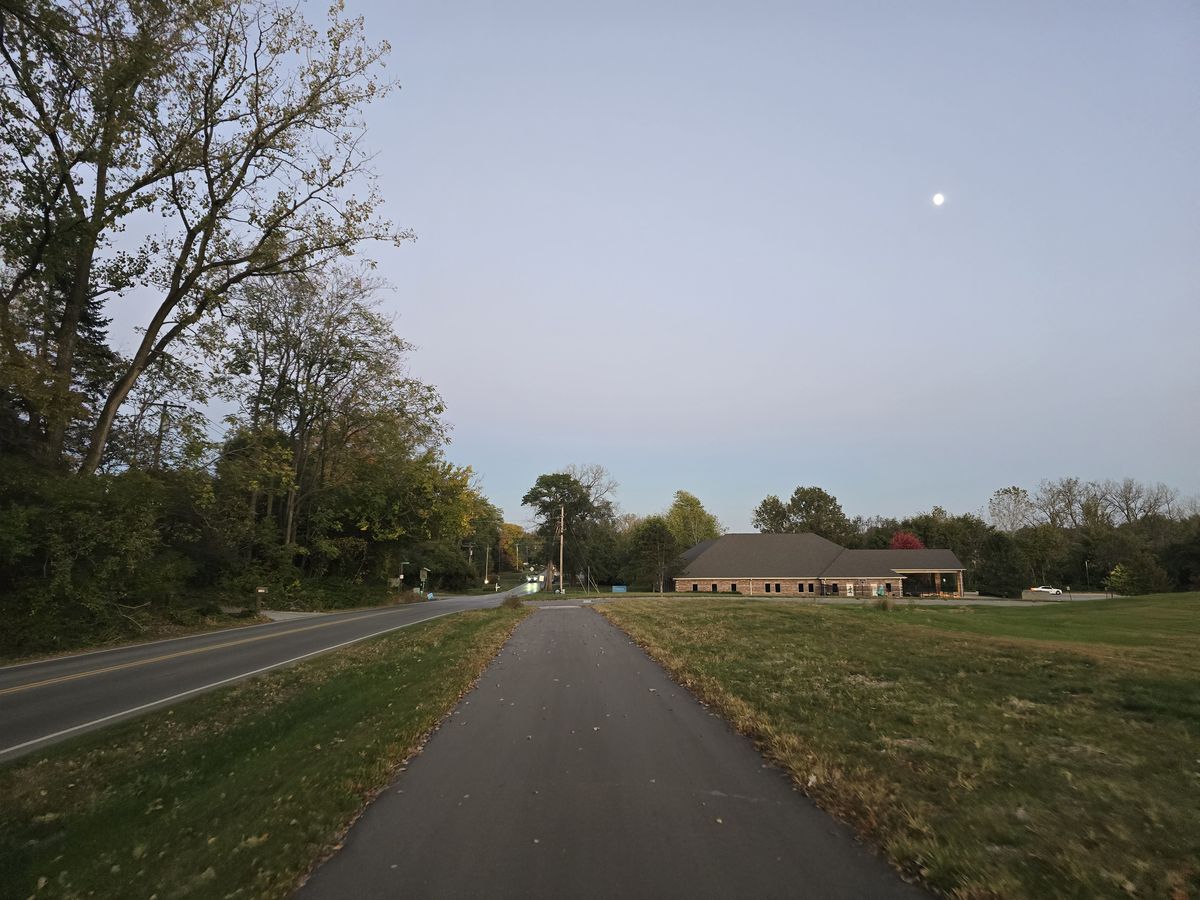 It was nearing dusk as we were in the final stretch home.