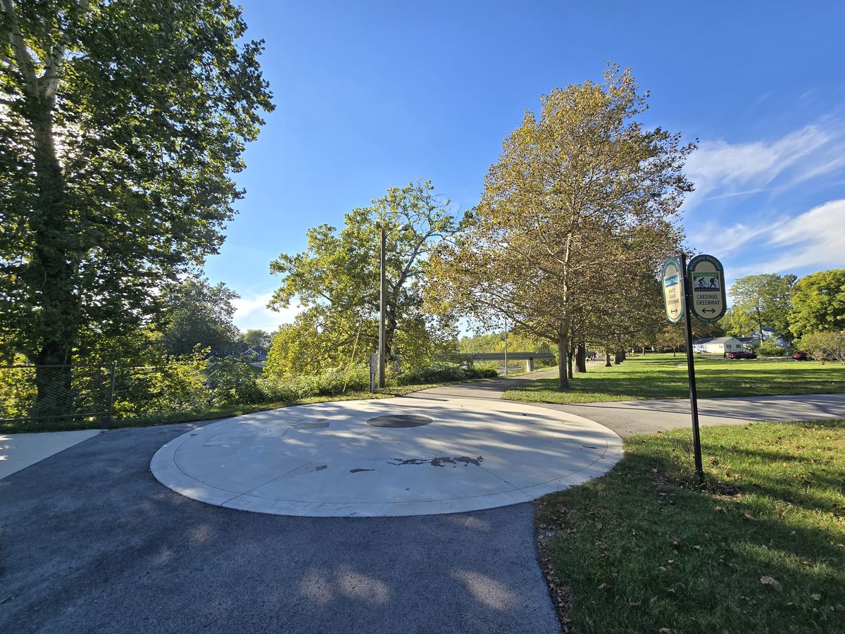 This is a trail intersection.