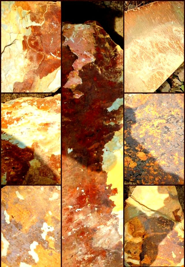 rusty brown pattern