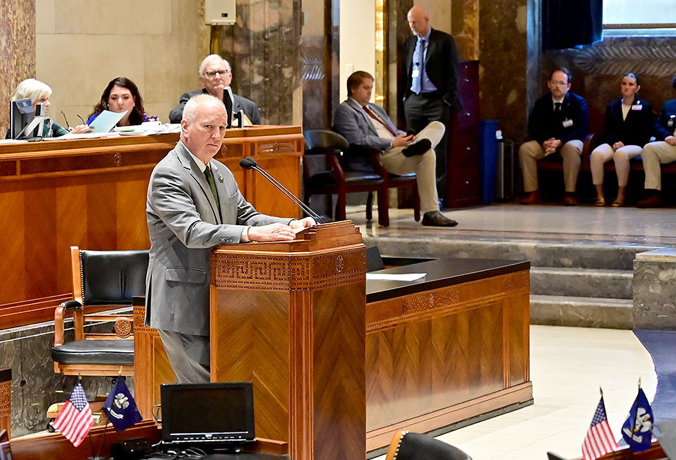 State Sen. Jay Morris, R-Monroe, was at the center of the biggest fights over congressional redistricting and cutbacks in the New Orleans court system. (Photo by Avery White / LSU Manship School News Service)