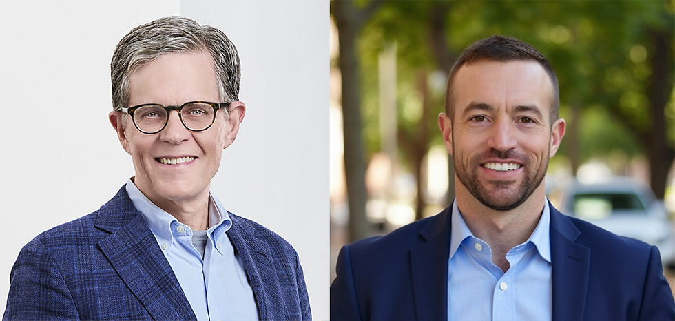 John Mulcahy, left, has just been appointed senior vice president of communications, public affairs and stewardship for Georgia-Pacific. David Brabham, right, will fill Mulcahy's previous role of vice president of stewardship.