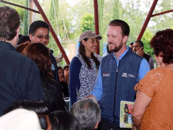 Luis Banck entregó gimnasios al aire libre en beneficio de mas de 16 mil habitantes de la ciudad