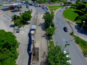 Emprende gobierno de Remberto Estrada reconstrucción de Avenida Kabah