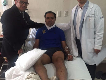 Jose Luis Angelino recibe alta medica