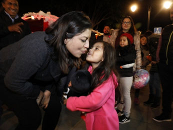 CLAUDIA RIVERA VIVANCO Y FAMILIAS POBLANAS INAUGURARON EL CORREDOR NEVADO DEL PARQUE ANALCO