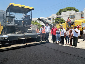Avanza pavimentación de calles en beneficio de los benitojuarenses: REB