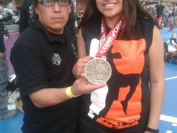 Itzel Canseco, primera medallista de oro para Puebla en un nacional de MMA avalado por CONADE