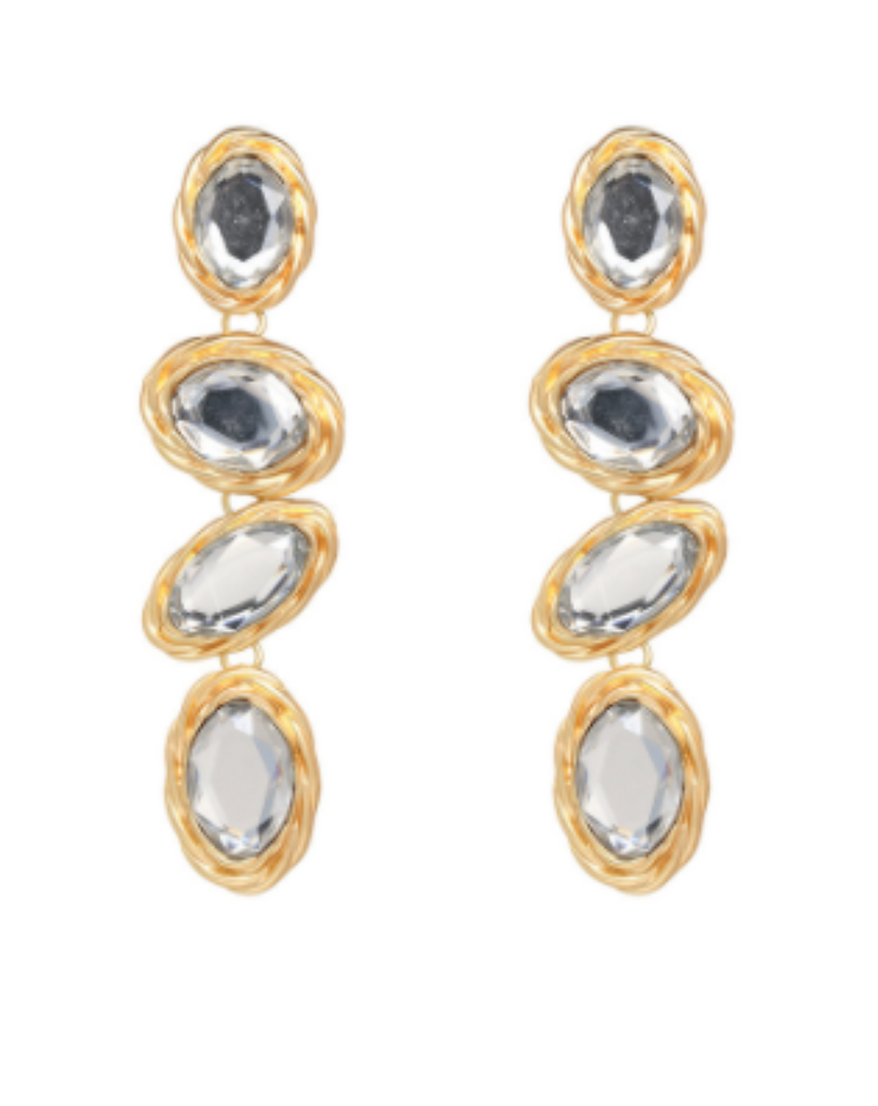  Frances earrings  – white