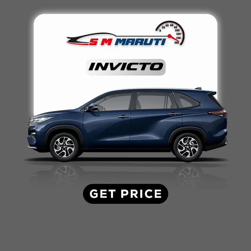 Maruti Suzuki Invicto luxury MPV with limited-time offers at S M Car Private Limited – Authorized Nexa Invicto dealer for Attur, Kallakurichi, Sankarapuram, Salem, Mecheri – Family comfort and hybrid tech – Book test drive in Tamil Nadu