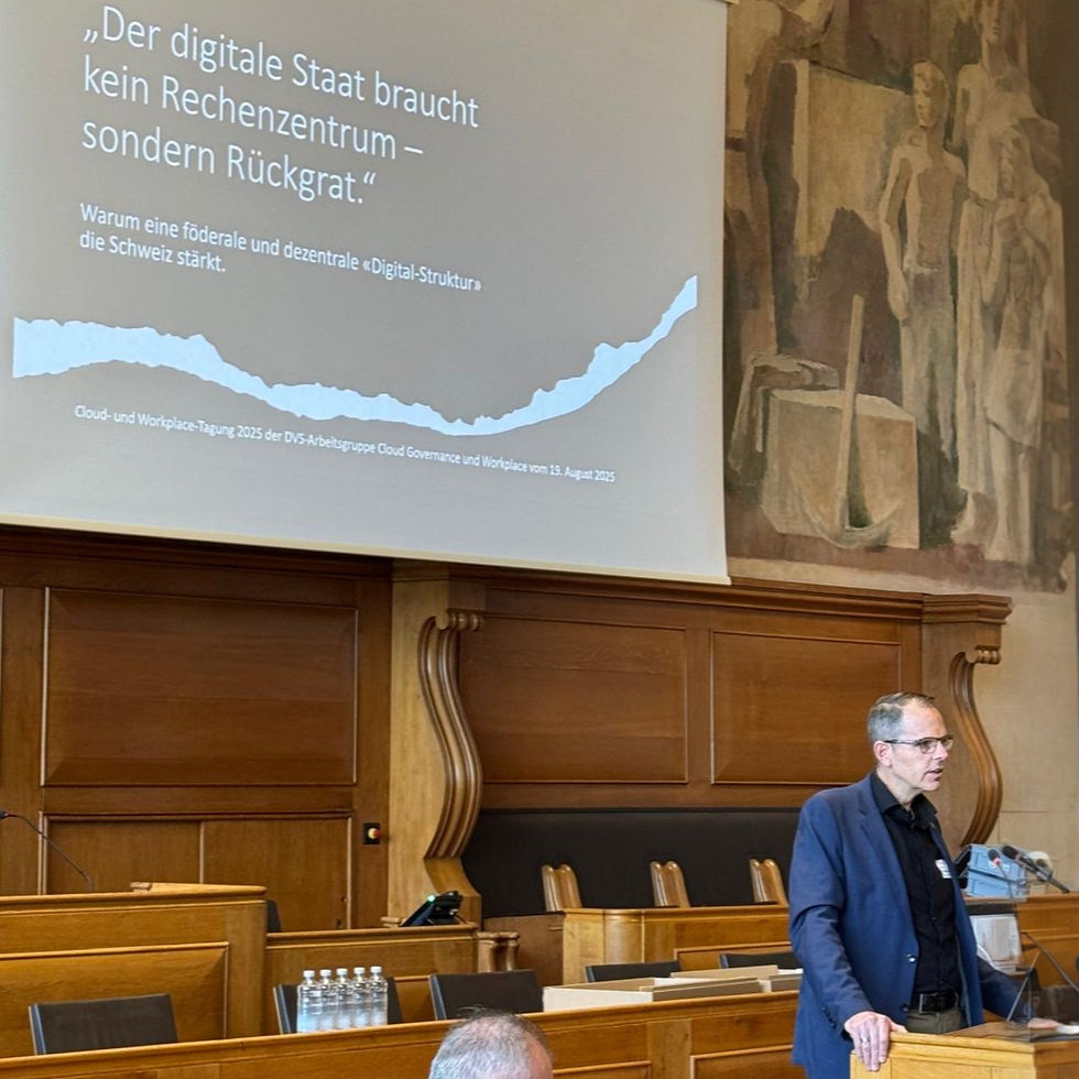 DVS Keynote: Der digitale Staat braucht kein Rechenzentrum – sondern Rückgrat!