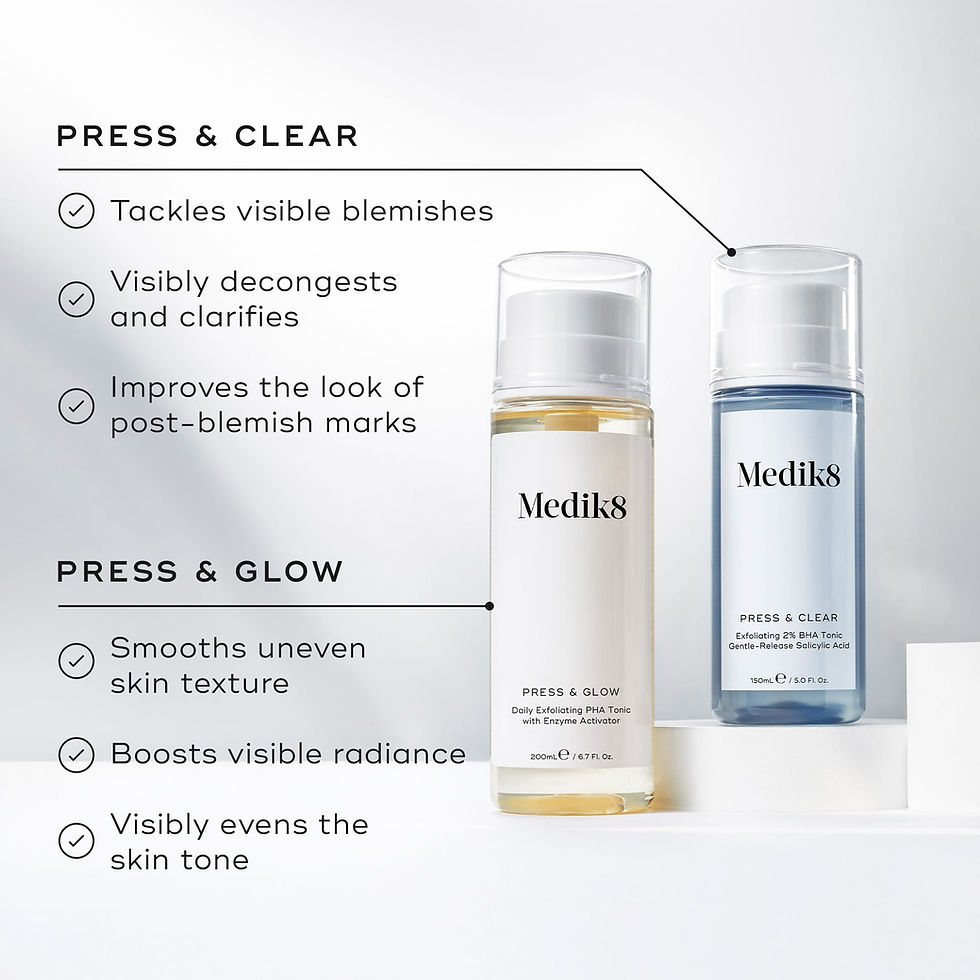 Thumbnail: Medik8 Press and Glow vs Medik8 Press and Clear