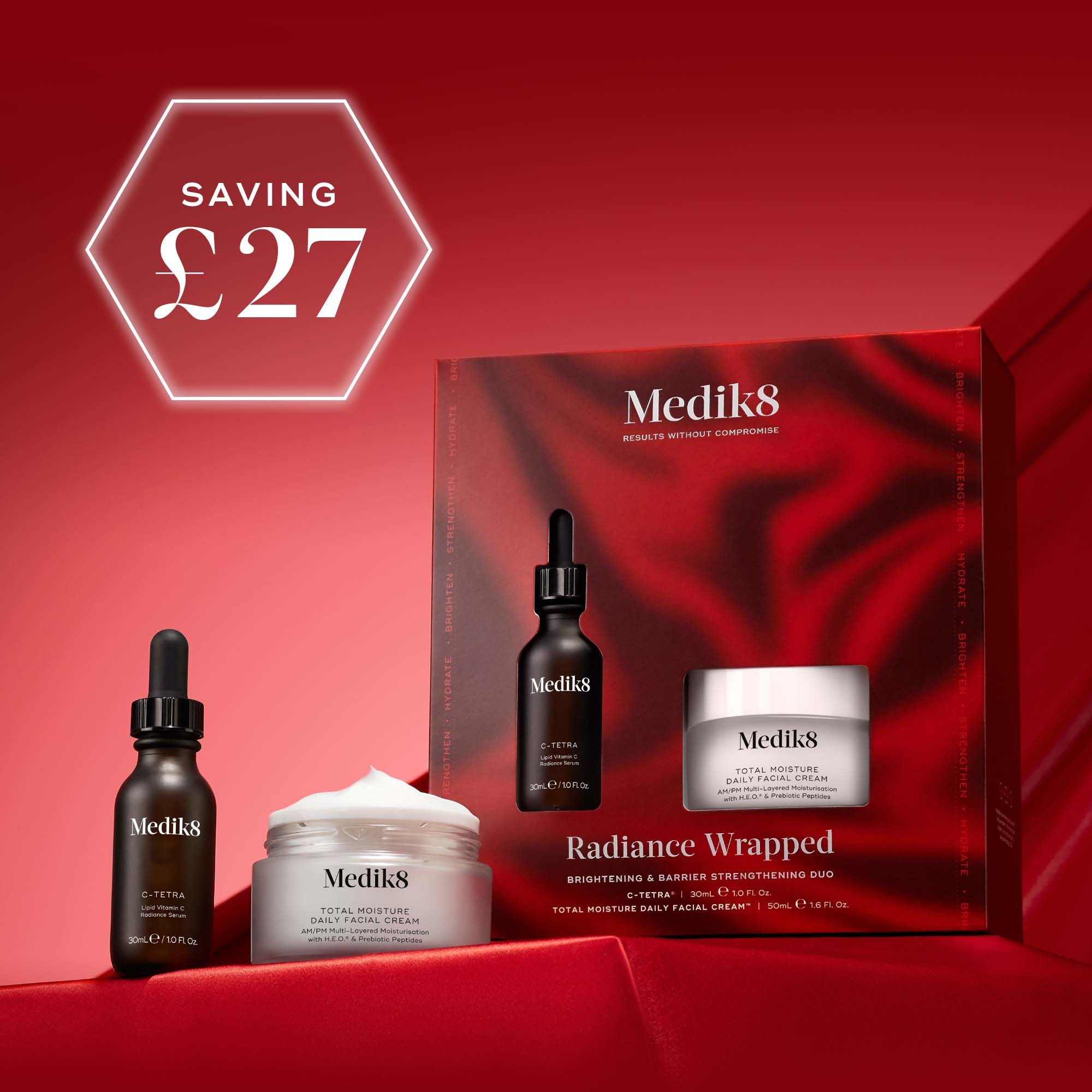 Medik8 Radiance Wrapped Kit - Medik8 vitamin C brightening skincare set
