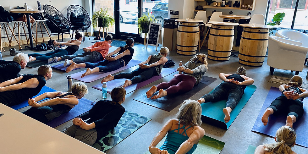 Wine & Shine Yoga! // 10-11:30am