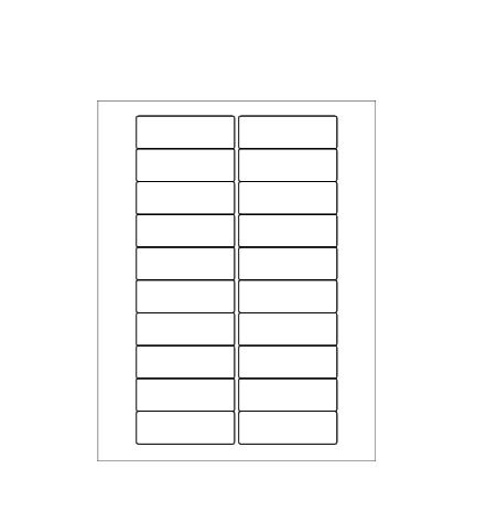 Thumbnail: Laser/inkjet round corner rectangle sheet labels