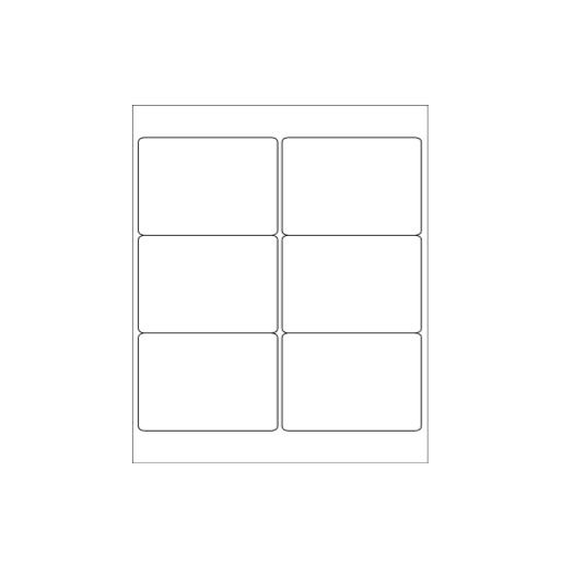 Thumbnail: Laser/inkjet round corner rectangle sheet labels