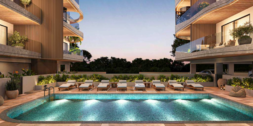 Exclusive villa swimming pool area