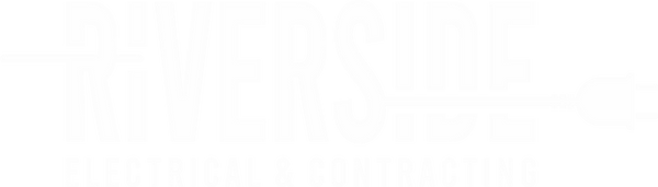 Riverside Electrical Logo White