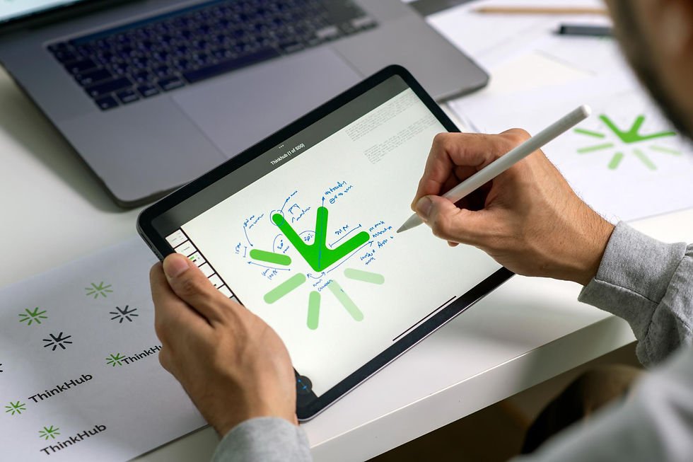 Drawing of a cluster with different branches representing healthcare networks