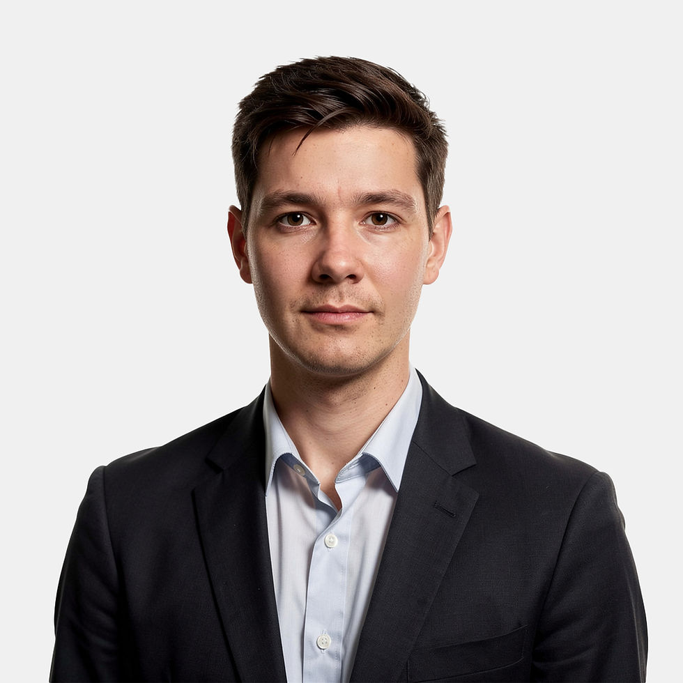 Professional portrait of Angel Islas in a studio setting