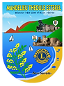 Fanion du Lions Club Mandelieu Théoule Estérel