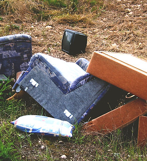 Discarded Furniture Outdoors