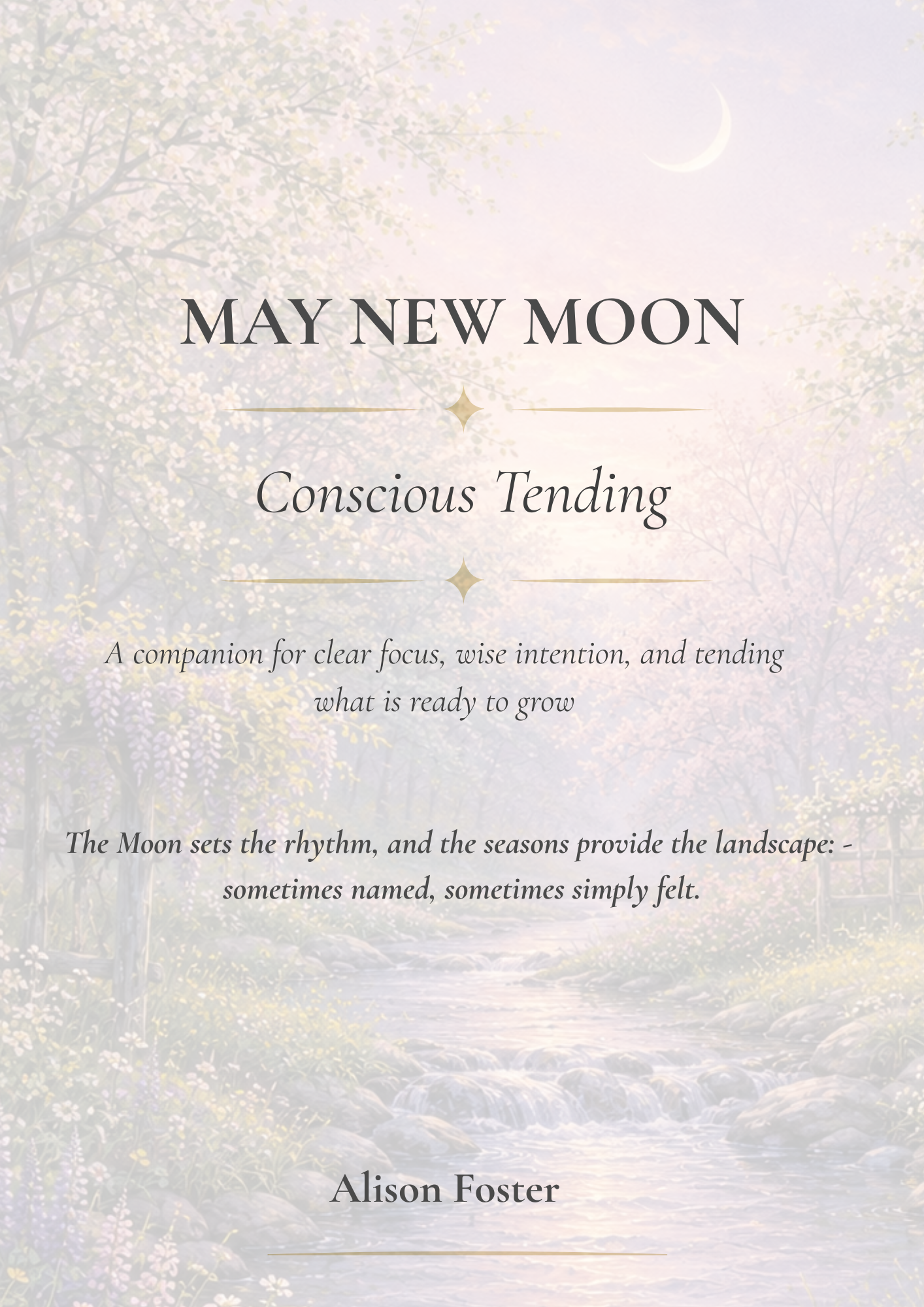 May New Moon Companion - Conscious Tending