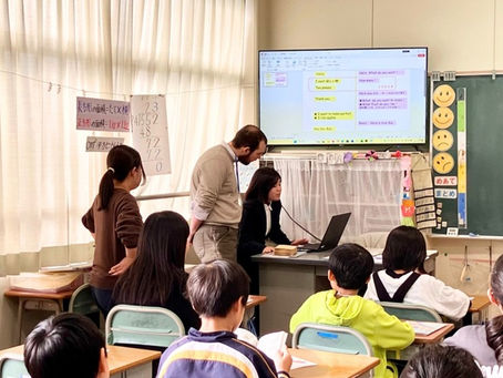 教育実習で英語の研究授業を行いました!