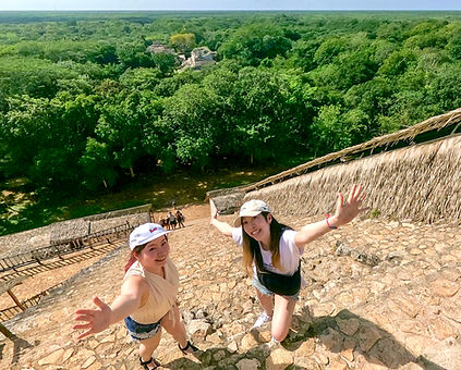 メキシコ カンクン エクバラム遺跡 ピラミッド